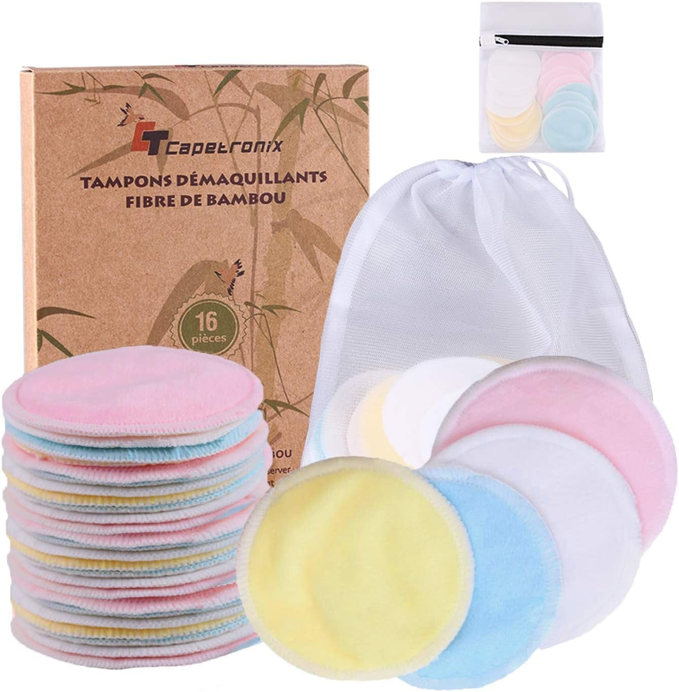 Organic Reusable Makeup Remover Pads