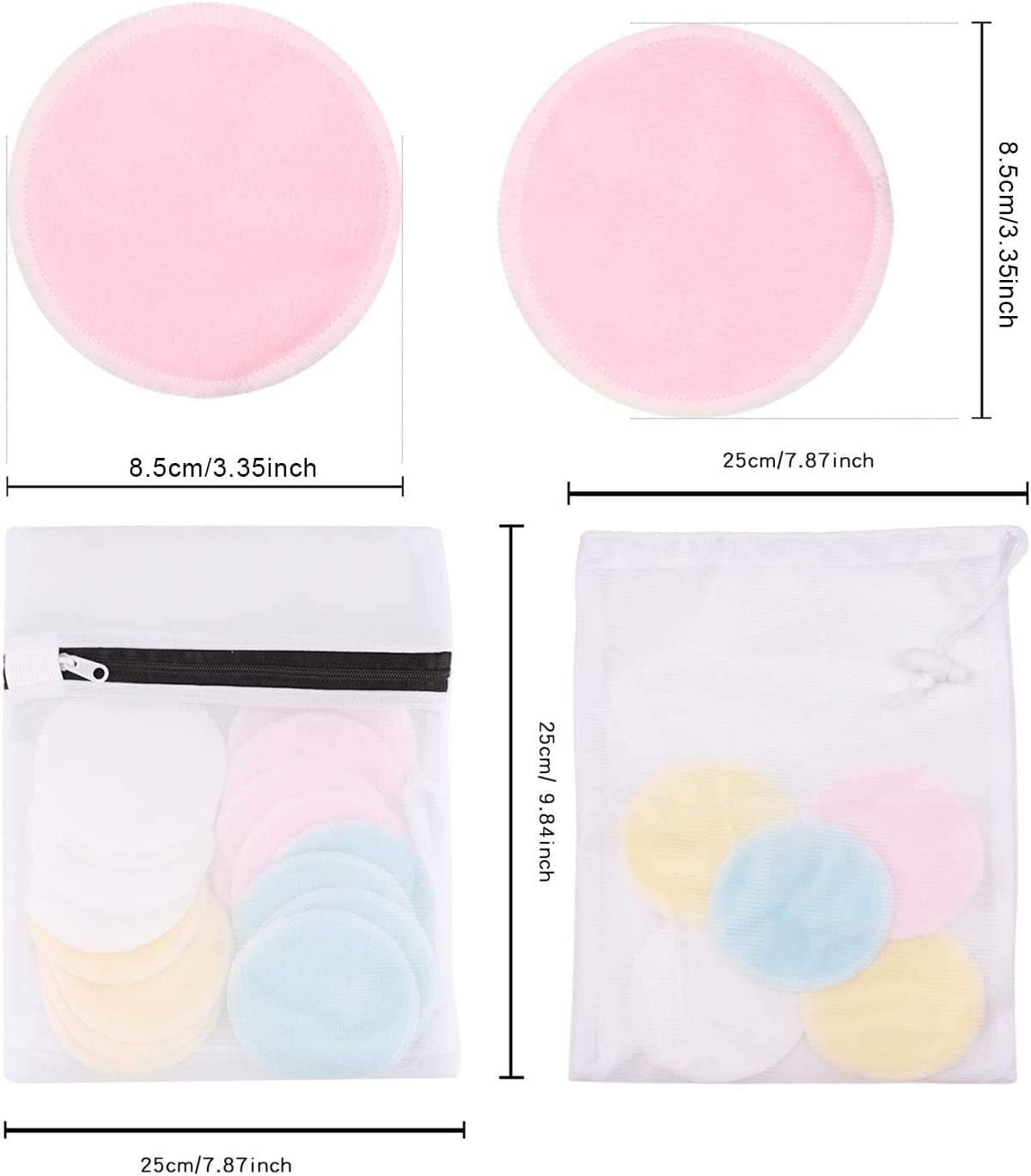 Organic Reusable Makeup Remover Pads